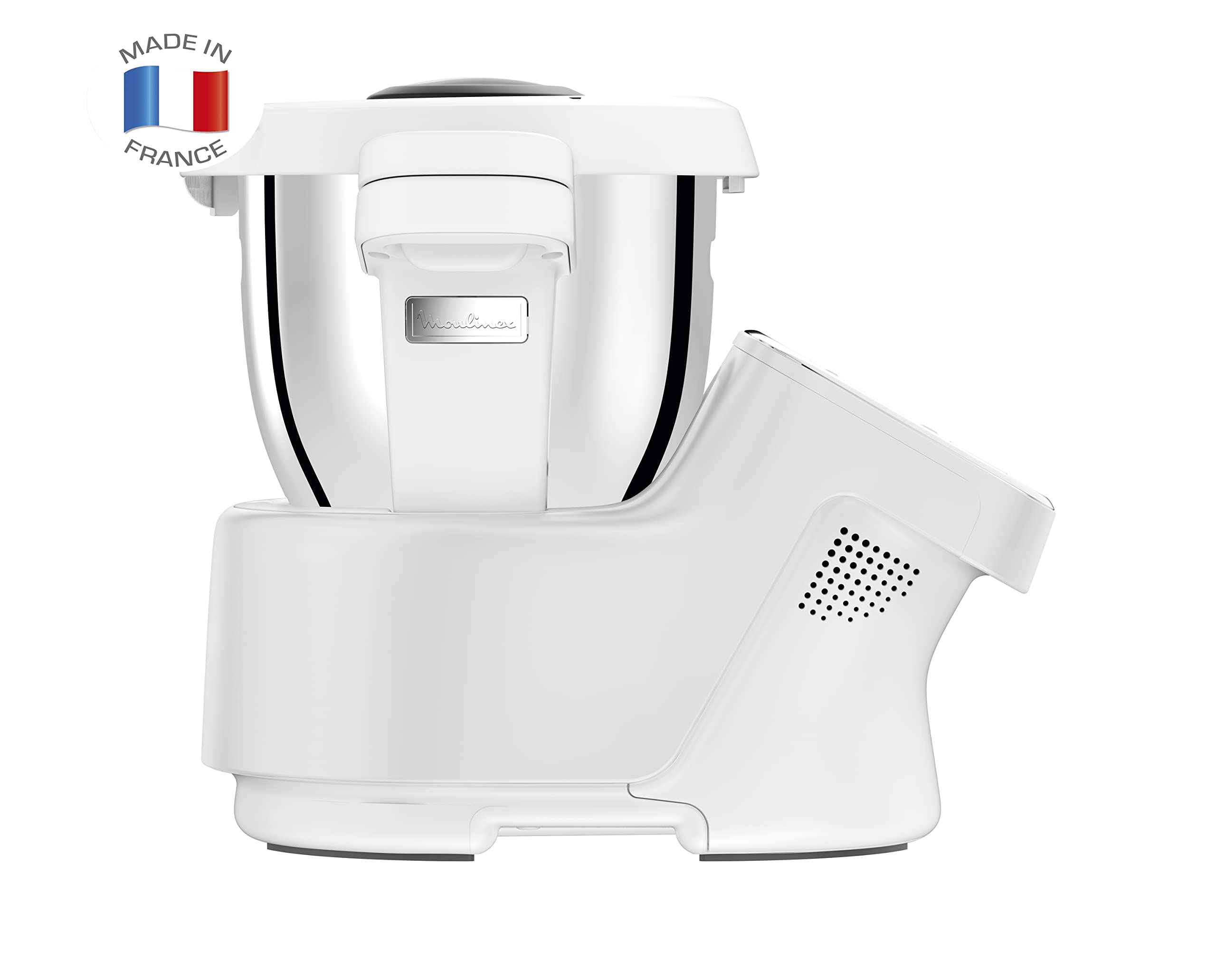 MOULINEX COMPANION XL robot kuchenny, wielofunkcyjny, miska 4,5 l, 12 programów, automatycznych zup gazpacho, robot kuchenny, mikser, mikser do ugniatania, gotowania na parze, 1550 W, HF80CB10