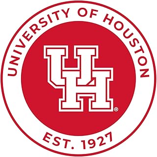 University of Houston Round Magnet Officially Licensed Collegiate Product 8-Inch