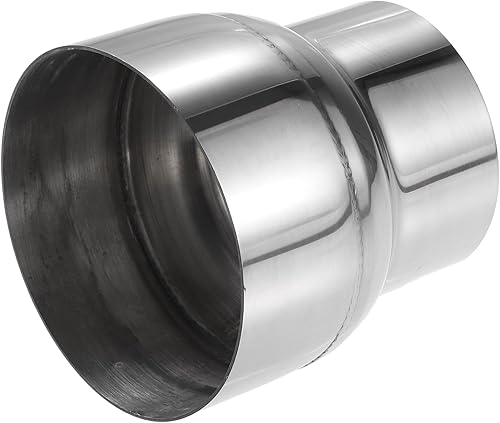 Miniatura 1 de Adaptador de tubo de escape, reductor de conector de 3 pulgadas de diámetro interior - 4 pulgadas de diámetro exterior universal para camioneta de