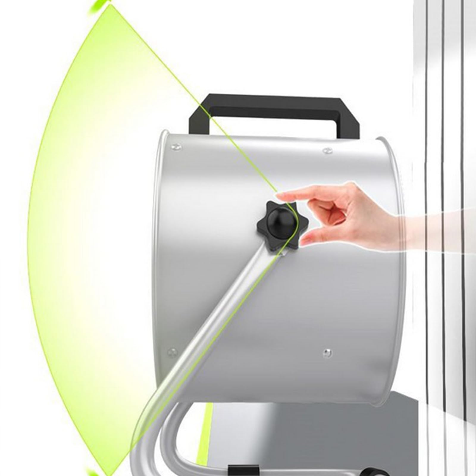 Filtro de aire portátil de cocina, campana extractora de escritorio de bajo ruido de 220 V para cabinas de soldadura industrial y pintura, ventilador de metal resistente, viento fuerte