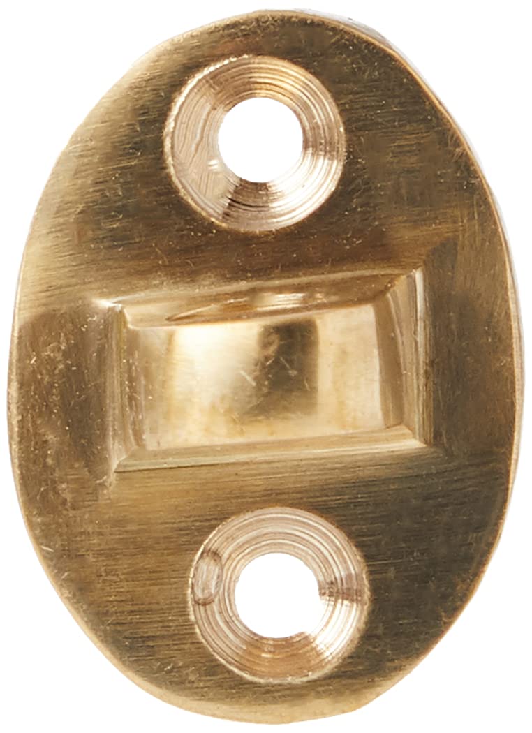Merriway BH05742 cichy hak i oczko do drzwi kabiny, 75 mm (3 cale), polerowany mosiądz