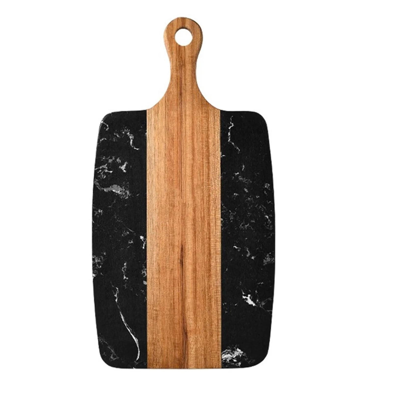 Planche à découper en bois d'acacia et marbre pour ne plus rayer vos plateaux