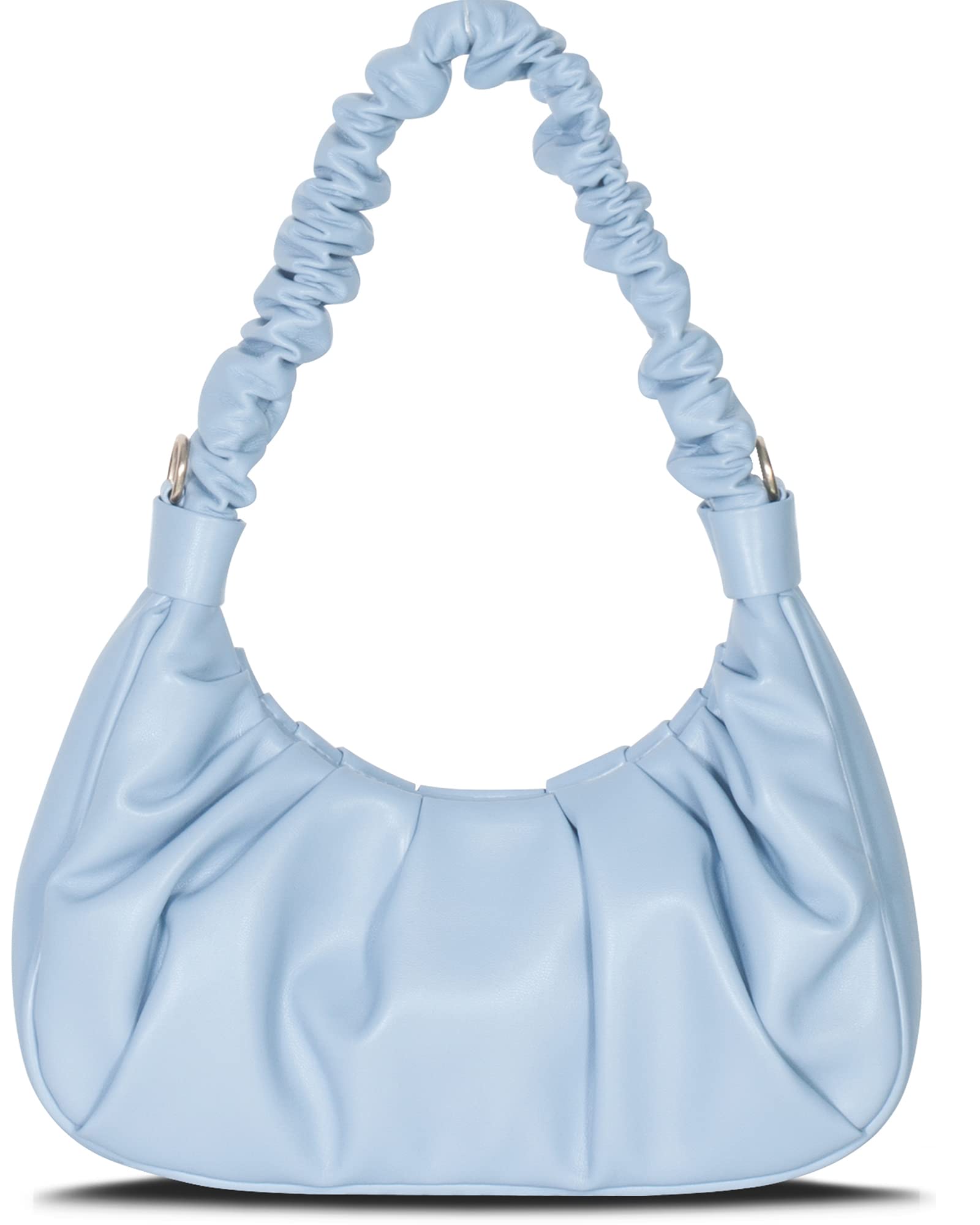 NIUEIMEE ZHOU Small Shoulder Bag for Women Classic Clutch Trendy Tote HandBag Crossbody Purse with Button Closure