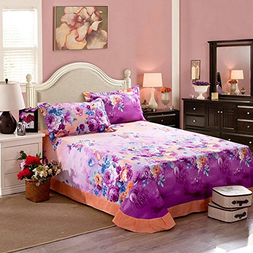 Feuilles de coton matelassé respirant drap double 180x240 - 2