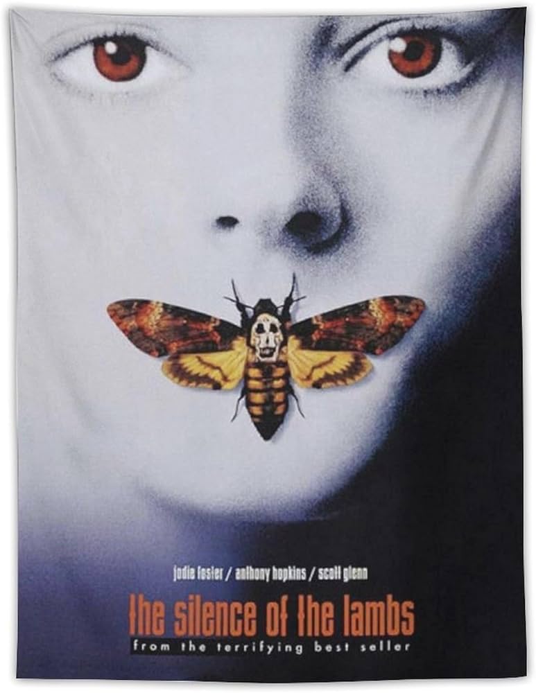 Amazon.co.jp: 映画羊たちの沈黙アートポスター(1) ウォールアート