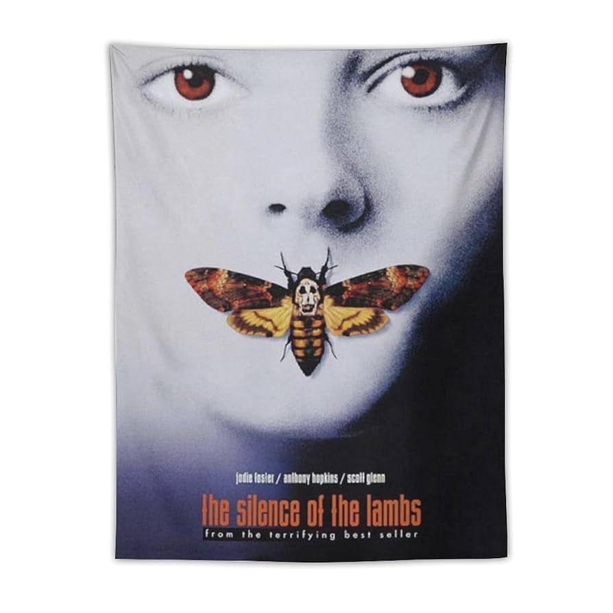 Amazon.co.jp: 映画羊たちの沈黙アートポスター(1) ウォール