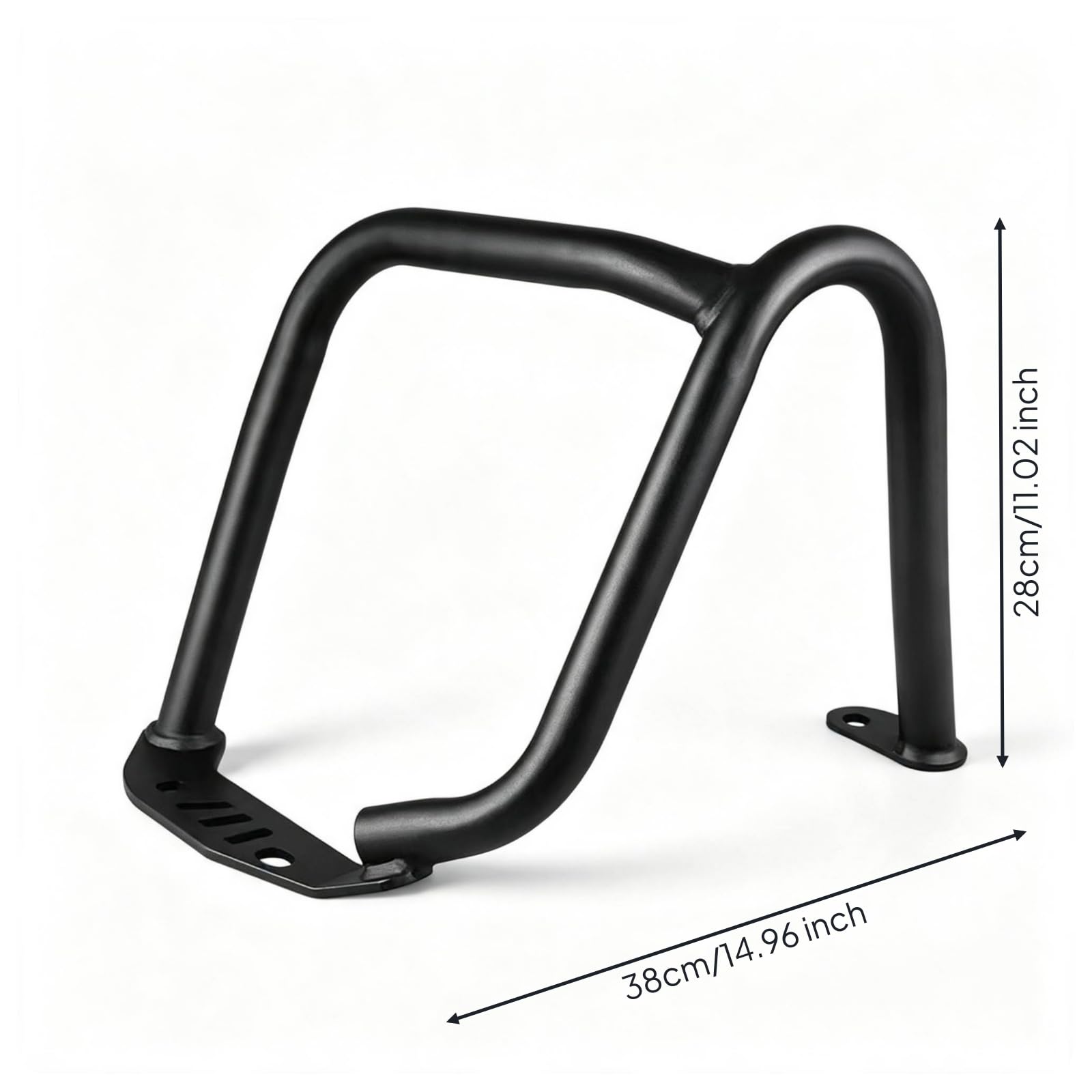 harayaa Paracrash Motocicletta Protezioni Motore Barre Crash Tubo Acciaio 25 Mm Piastre Robuste Protezione Componenti Cadute Lente Kit Completo Montaggio Adatto a Viaggio Leggero E Guida Cittadina