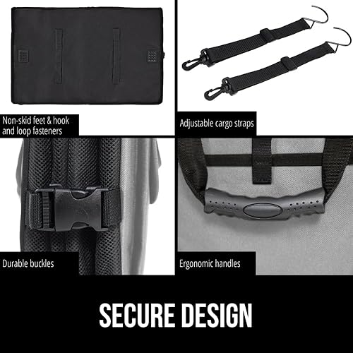 Miniatura 5 de GORILLA GRIP Organizador de almacenamiento de maletero resistente de gran capacidad, contenedor plegable antideslizante y resistente al agua para