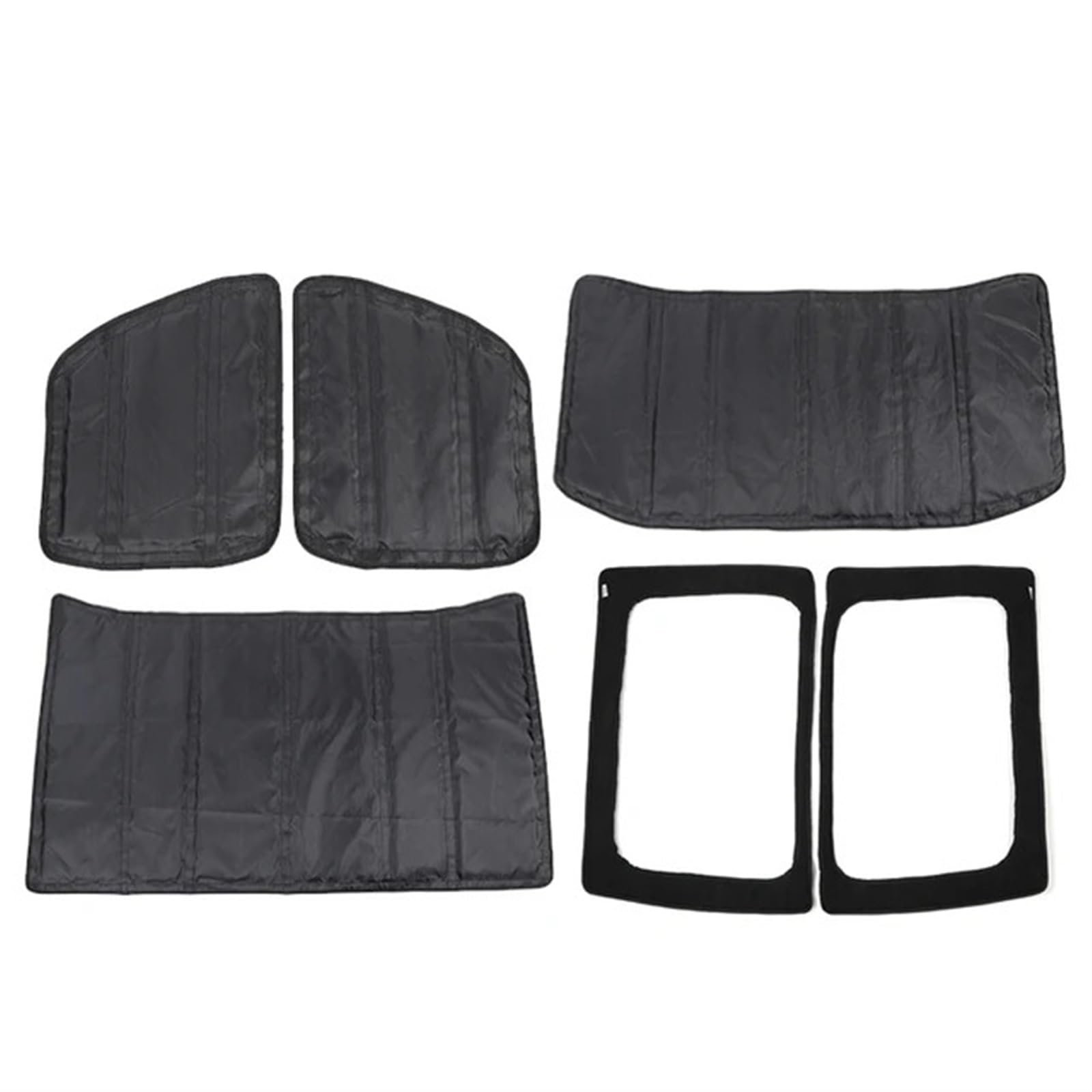 4-Door , for Jeep, for Wrangler JL 2018 - 2022 Headliner Roof Heat Insulation Cotton Kits Sound Deadener Cover Accessories Engine Heat Shield(4PCS JK 4-door)