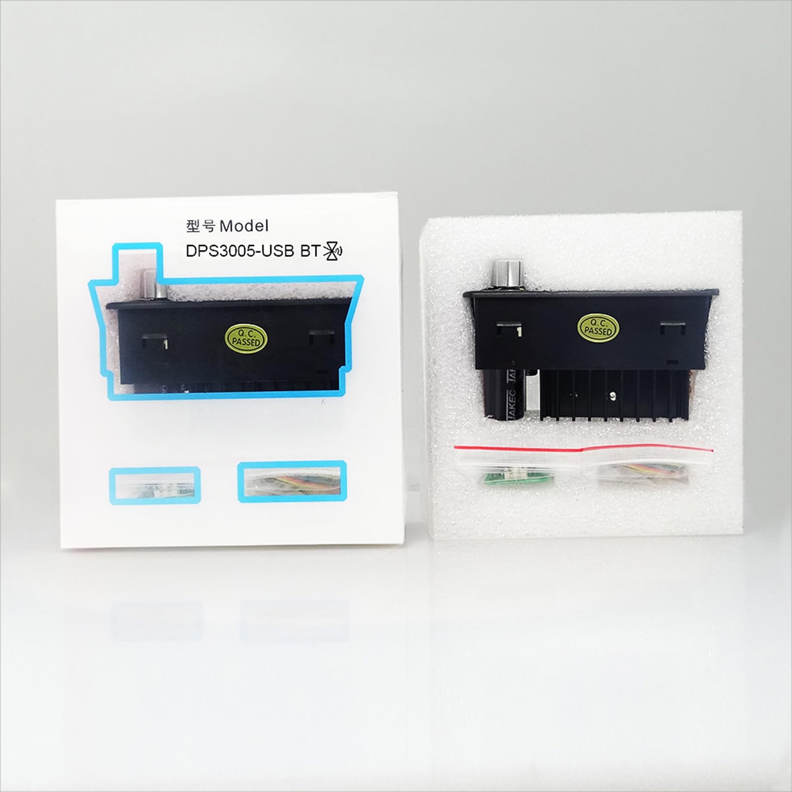 Regulador de voltaje digital profesional con control de corriente preciso para instrumentación, proyectos técnicos, convertidores de voltaje descendente