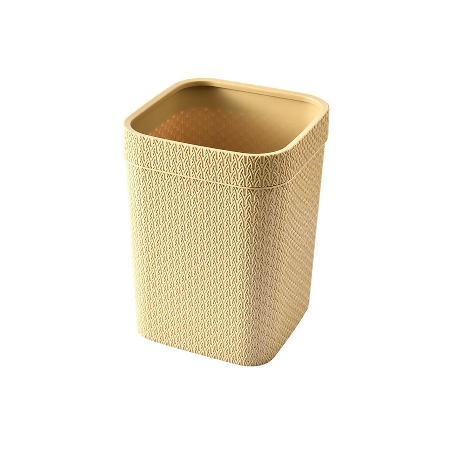 Pattumiera e pattumiera Bagno Interno, WC, Bidone Della Spazzatura per oggiorno(Yellow)