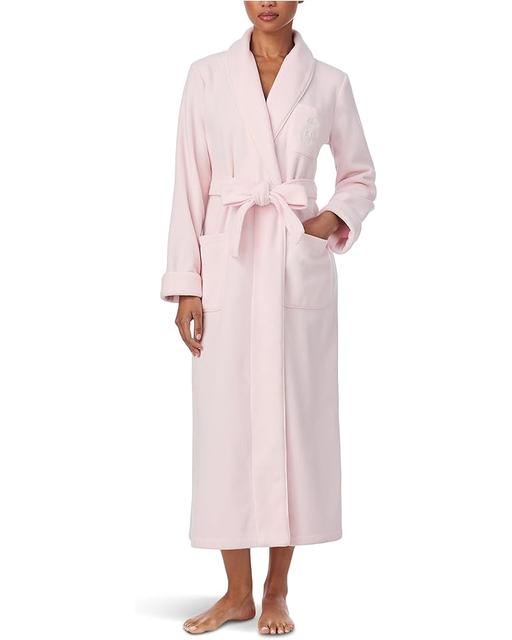 Lauren Ralph Lauren Recycled Polyester Dalton Fleece Robe - Main View