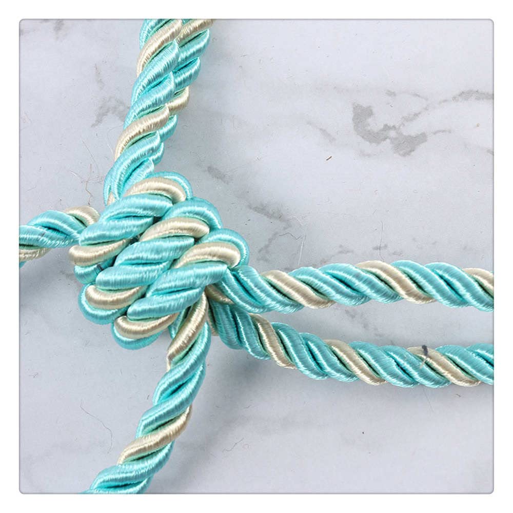 1 Attache de Rideau à Pompon, Boucle arrière, Corde, Boule Suspendue, Accessoires for décoration Bureau et Maison(Orange)