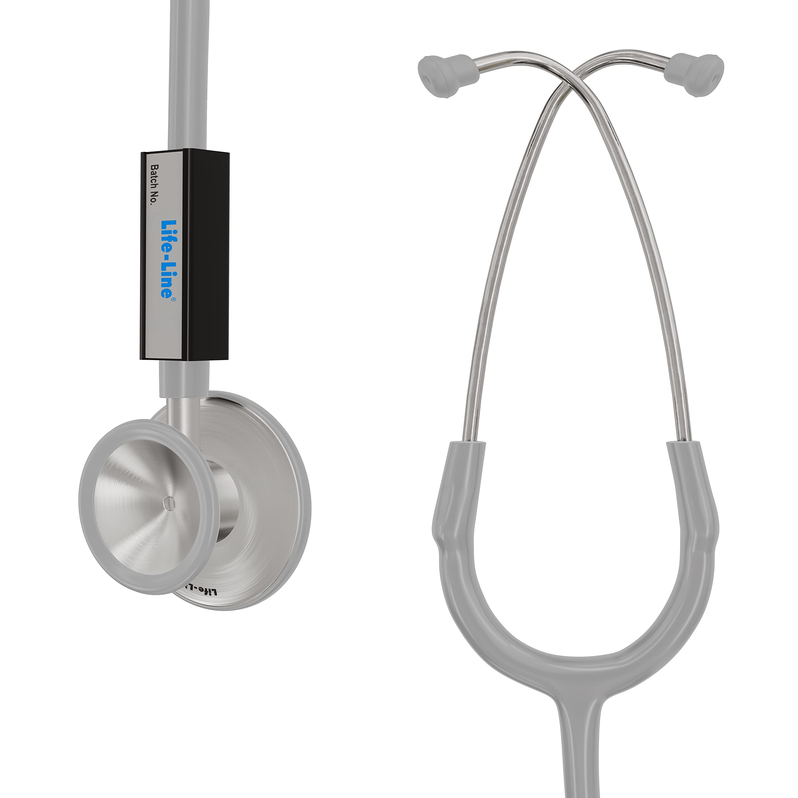 LIFE LINE Junior Stethoscope (Grey) | Single Diaphragm Aluminum Sand finish Chest Piece for Adult| Y Tube | Suitable for Doctors, Nurses, Students (B089RC1ZW6) Amazon Price History, Amazon Price Tracker