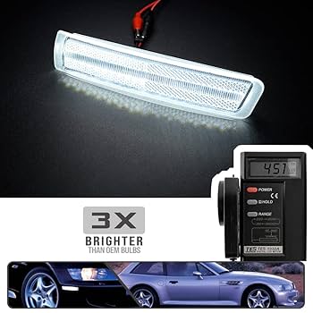 BMW E36 M3B用　サイドマーカー （ウィンカー）　左右セット BMW用 E30 M3 E32 E34 E36前期 クリアLED 3連サイドマーカー