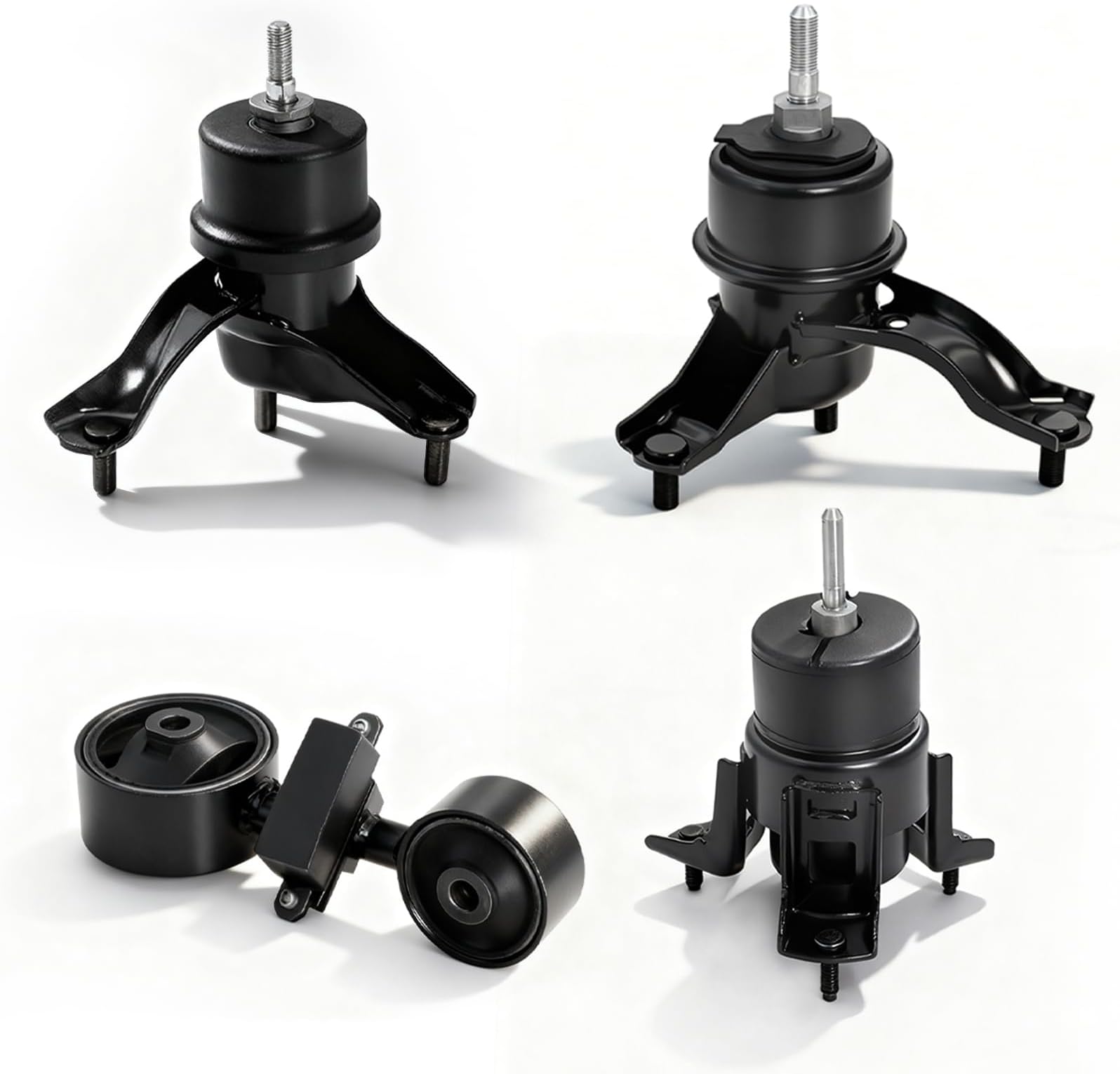 ENA Engine Motor and Trans Mount Set of 4 Compatible with Toyota 2002 2003 2004 2005 2006 Camry 2.4L Auto Trans Replacement for A4203 A4211 A4204 A4207 9211 9212 9148 9165