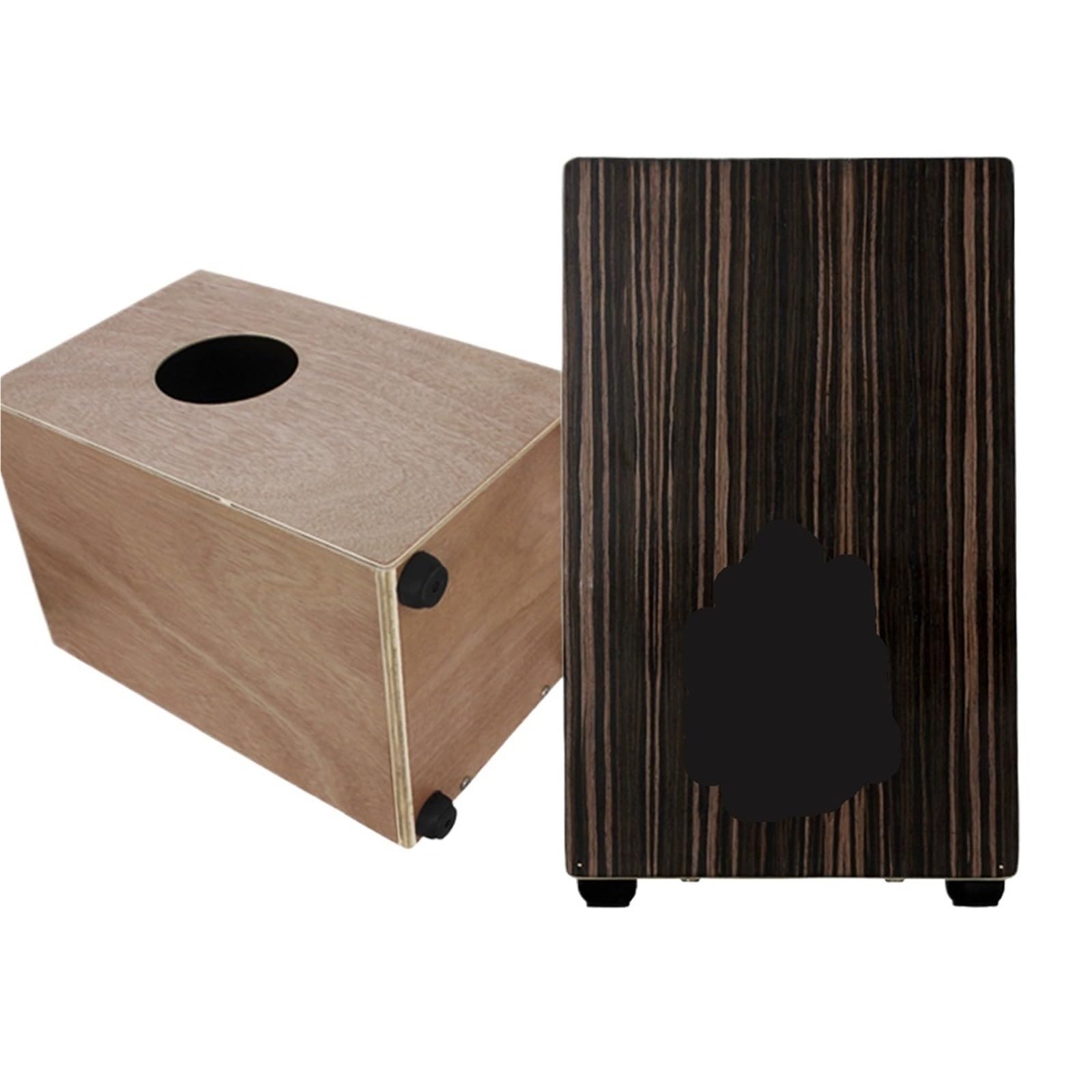 Tamburo a forma di scatola cajon in legno