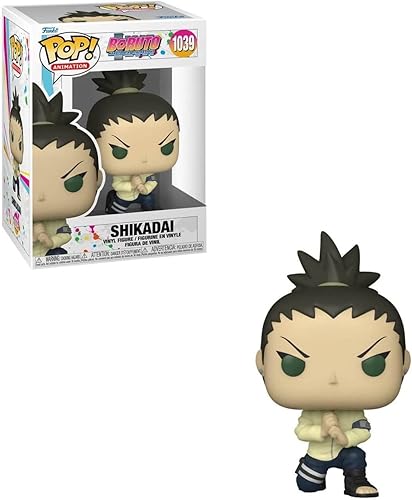Miniatura 2 de POP Boruto: Naruto The Next Generation - Figura de vinilo Shikadai Funko (paquete con funda protectora de caja compatible), multicolor, 3.75 pulgadas