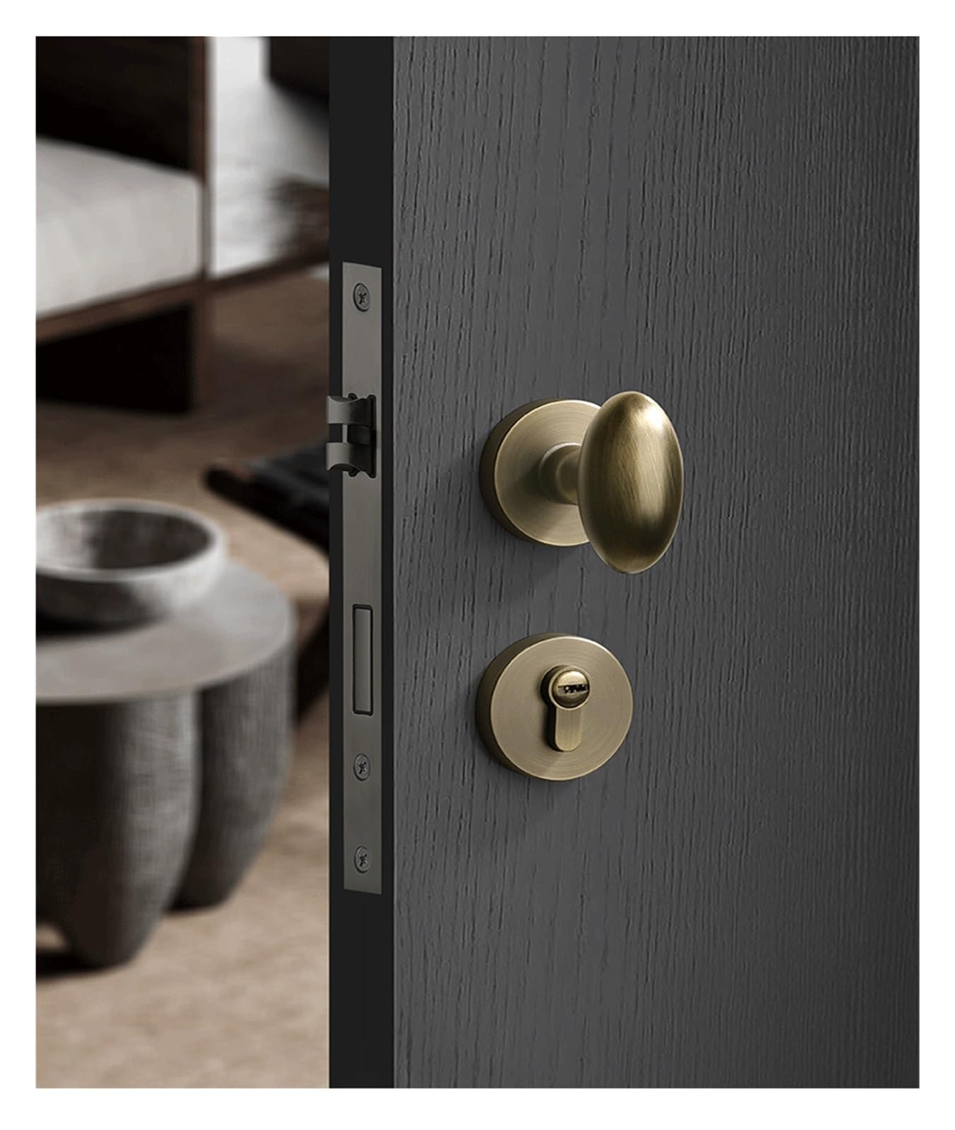 Serrure à bille en bronze américain au design chinois élégant et finitions haut de gamme