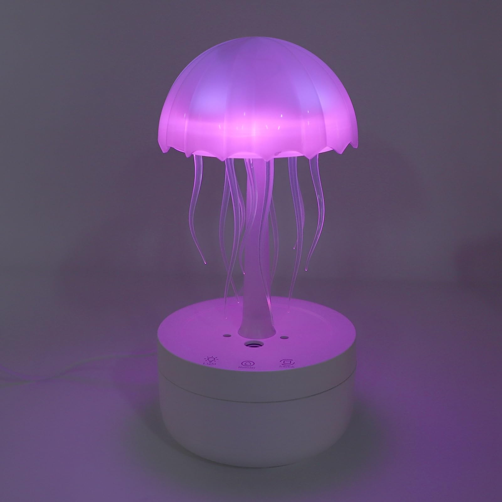 Sxhlseller Diffuseur d'huiles Essentielles de Méduse 300 ML |Humidificateur Silencieux à Brume Fraîche pour Chambre à Coucher, Bureau, Maison avec Veilleuse LED