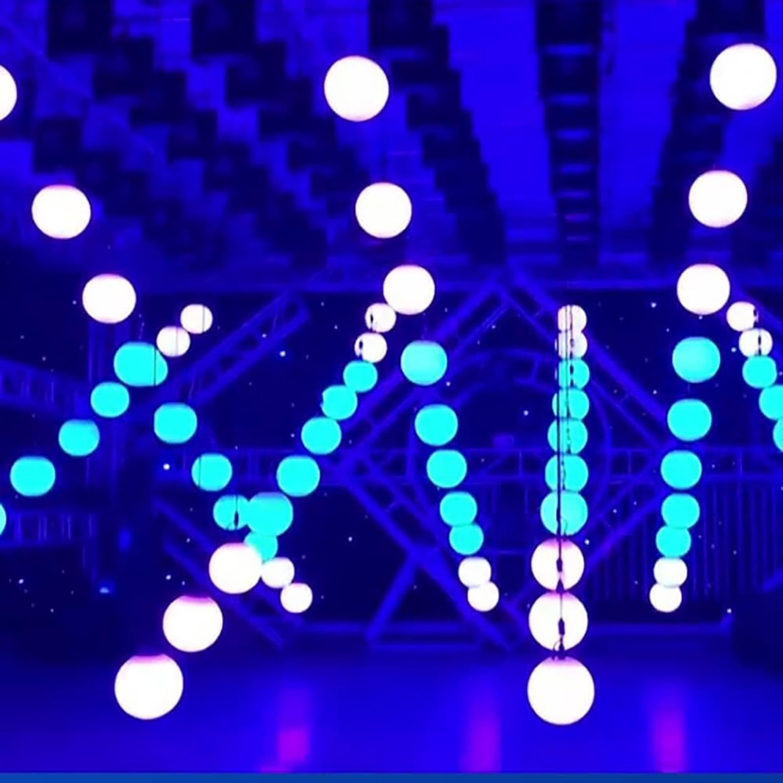 Kinetic Light Ball Color Scenariusz Oświetlenie Led 3D System Podnoszenia Oświetlenie 8 Kanałów Piłka Podnosząca Efekt Fali W górę I W Dół, Nadaje się do Barów, 4M