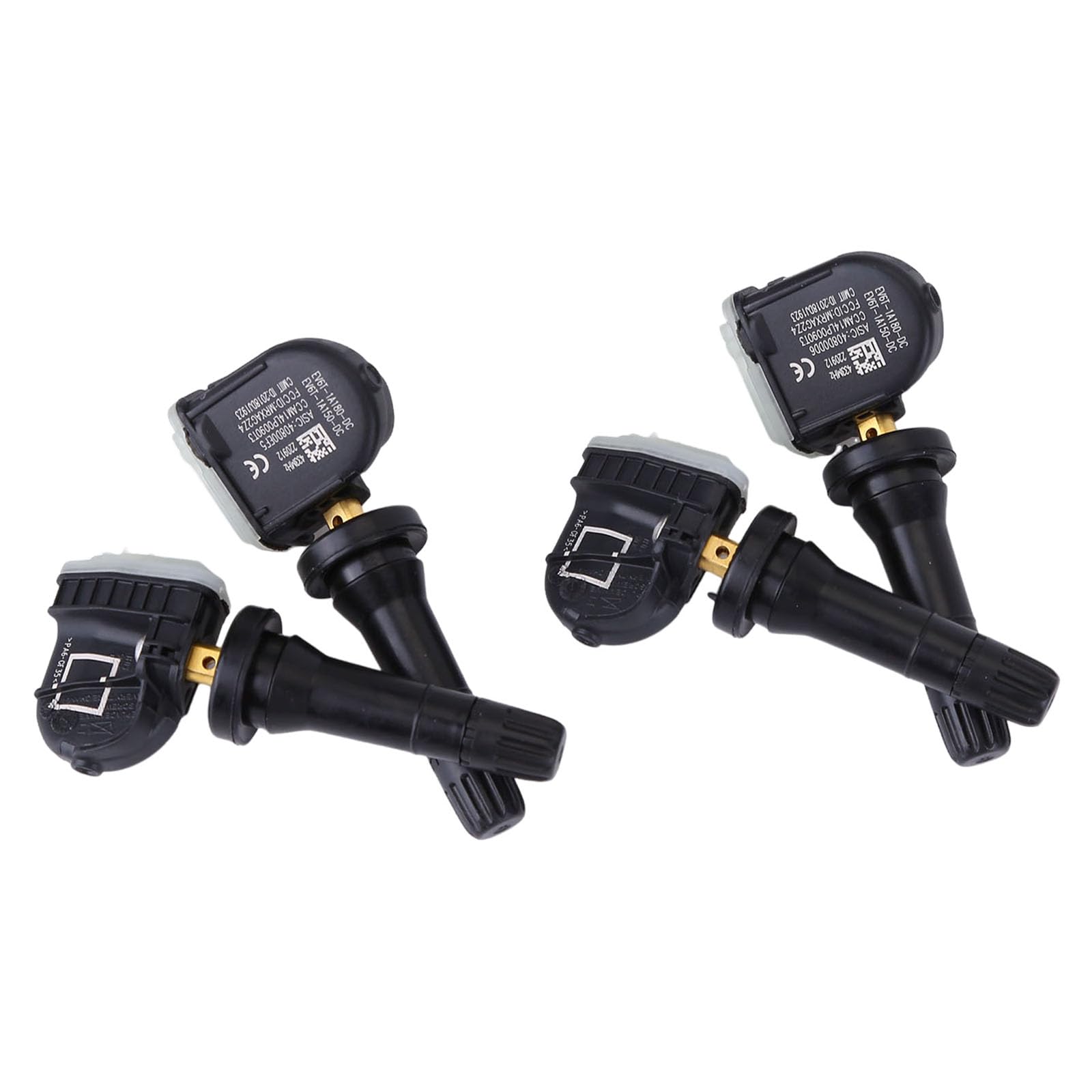 4X RDKS TPMS Reifendrucksensor 2318530 für Ford B-Max C-Max II Focus III F-150 Explorer Kuga Ka+ Transit Connect Mondeo, Auto Reifendruckkontrolle Reifendruckkontrollsystem