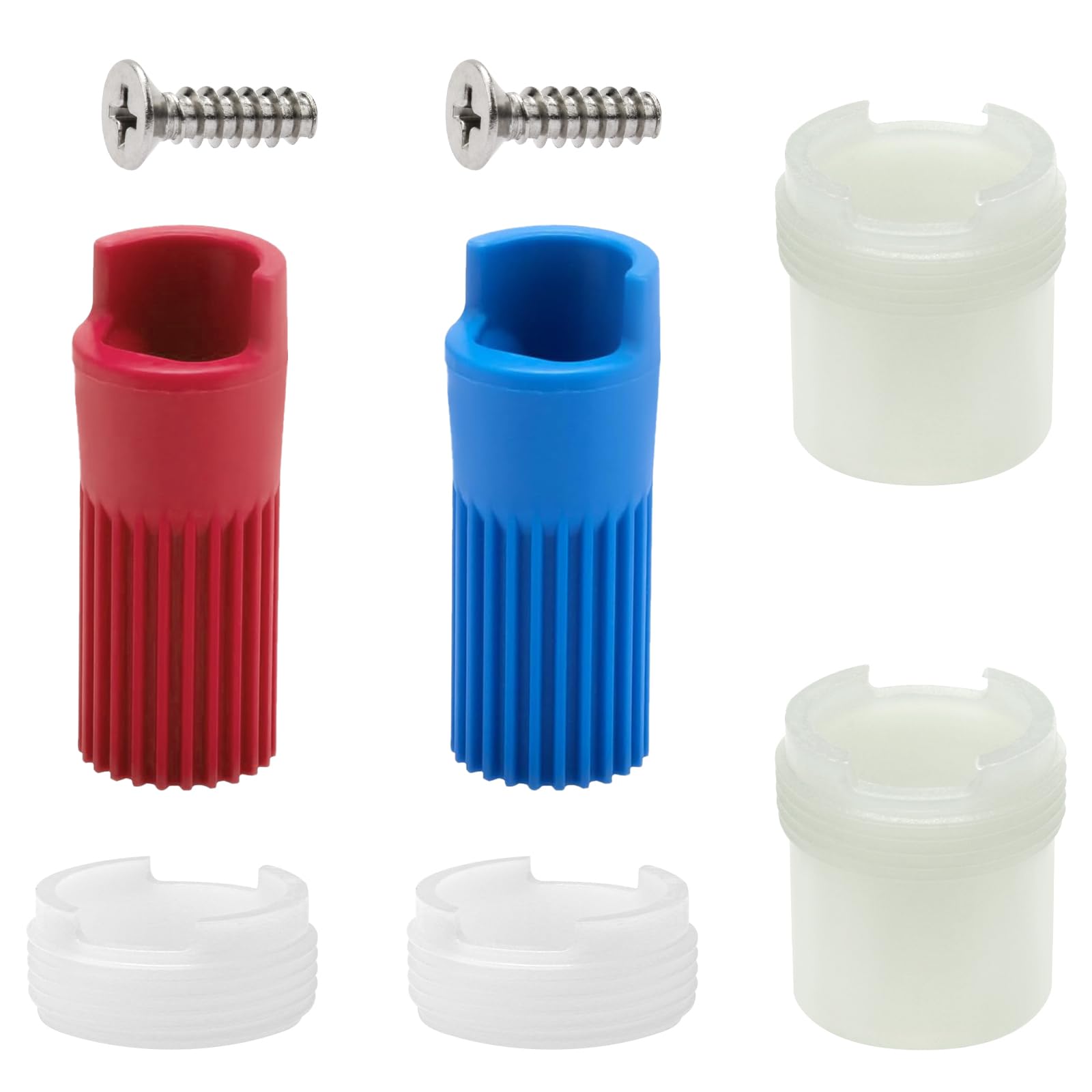 Set miscelatore lavabo a incasso con bidet e incasso doccia cromato - Reef