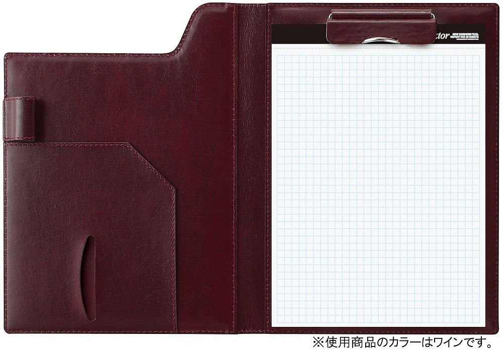 【未使用】zeitVektor「クリップファイルA5（再生皮革）」ZVF605B Amazon | レイメイ藤井 クリップファイル zeitVektor A5 革製