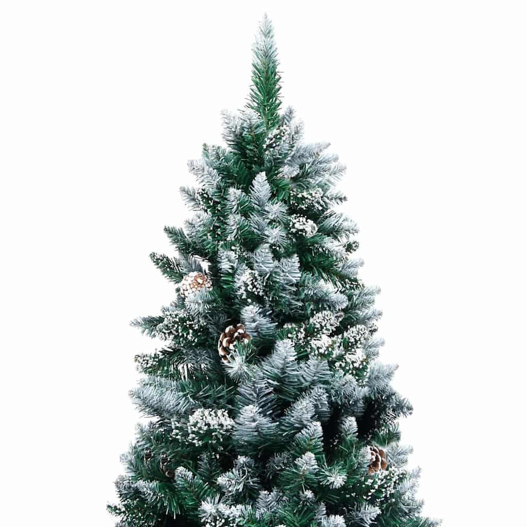 Albero di Natale artificiale con pigne, 240 cm