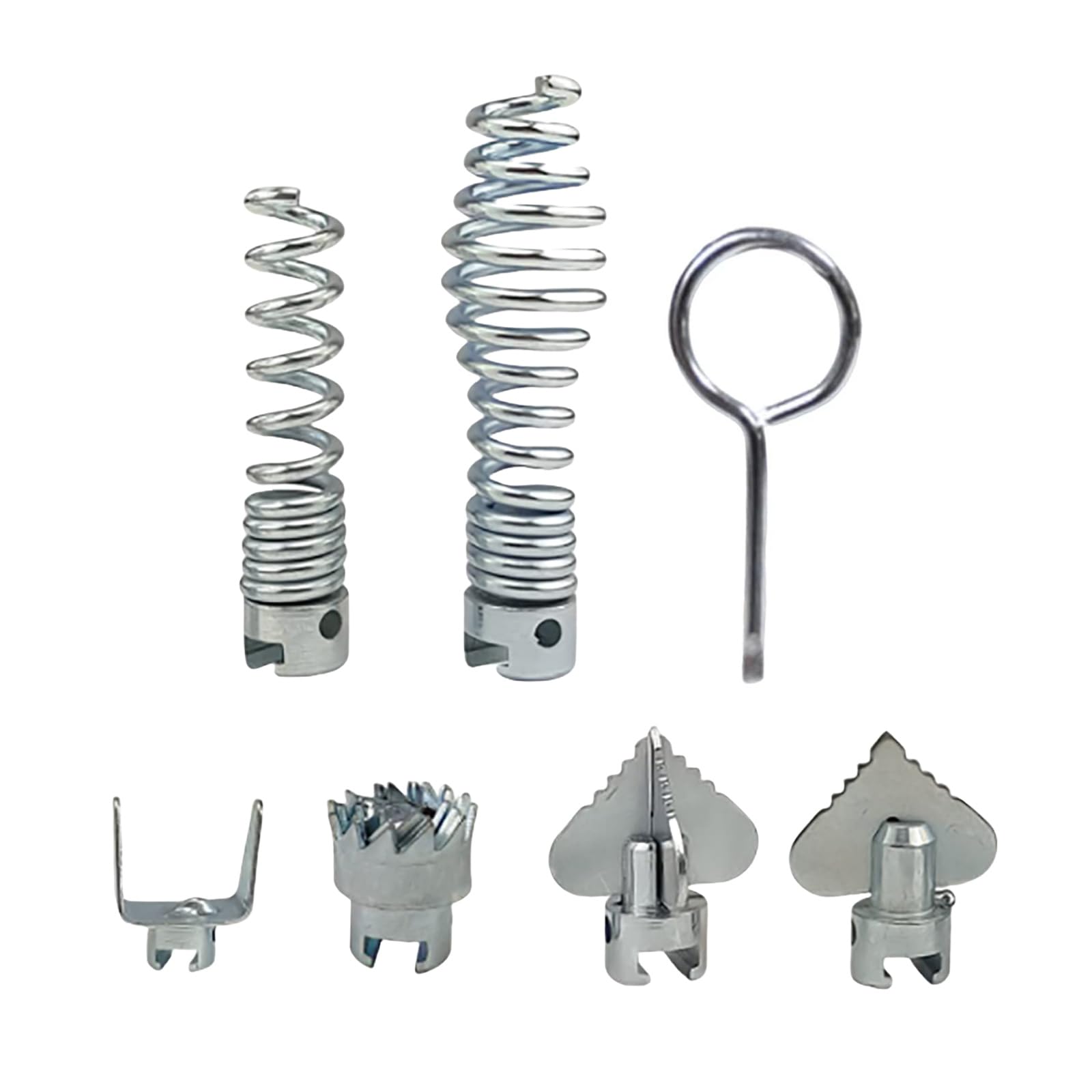 Xjdzineq 7PCS Drain Cleaner Combination Cutter Head Set, 16mm Dredging Cutter Accessories for Cleaning Machines Pipeline Dredging Machine Cutting Tool Accessories