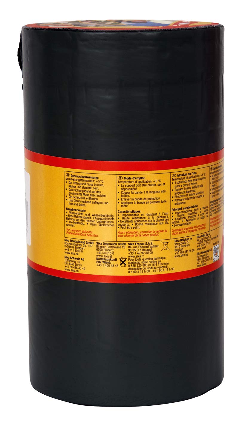 Sika Multiseal Blinkendes Klebeband, 200 mm x 3 m (Packung mit 2)
