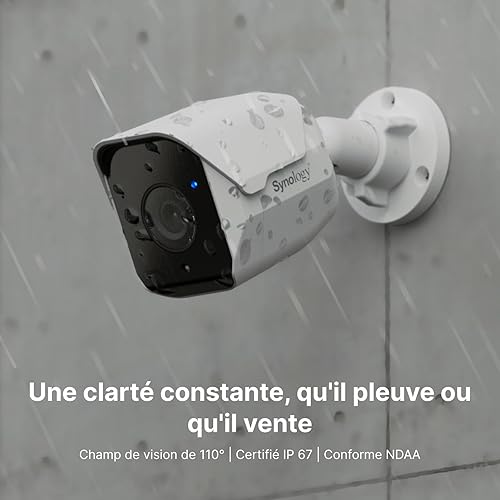 Miniatura 2 de Synology Cámara IP de bala AI BC500-5MP, visión nocturna, IP67