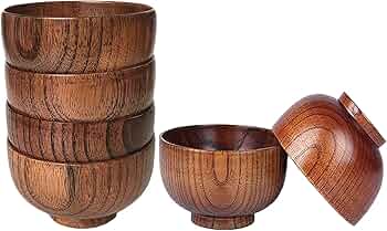 Houten Kom, Natuurlijk Hout Soepkom Handgemaakte Home Wood Dining Bowl Serveerservies Voor Rijst, Soep, Ramen, Salades, Ontbijtgranen, Nacho's, Dip(10cm/3.9inch Houten Kom, Natuurlijk Hout Soepkom Handgemaakte Home Wood Dining Bowl Serveerservies Voor Rijst, Soep, Ramen, Salades, Ontbijtgranen, Nacho's, Dip(10cm/3.9inch