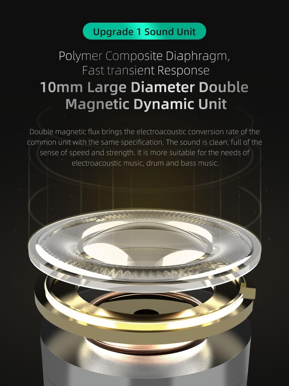 Kinboofi KZ ZSTX in Ear Monitor Headphone, 1BA 1DD HiFi Wired Earphone with Hybrid Driver High Fidelity Sound IEM Earphone Headset with Detachable Cable (Purple, No Microphone)…