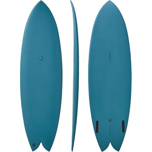 nanazero Wood Skin Surfboard Hybrid HB02 Fish 6'2", Durable and Light-Weight Structure