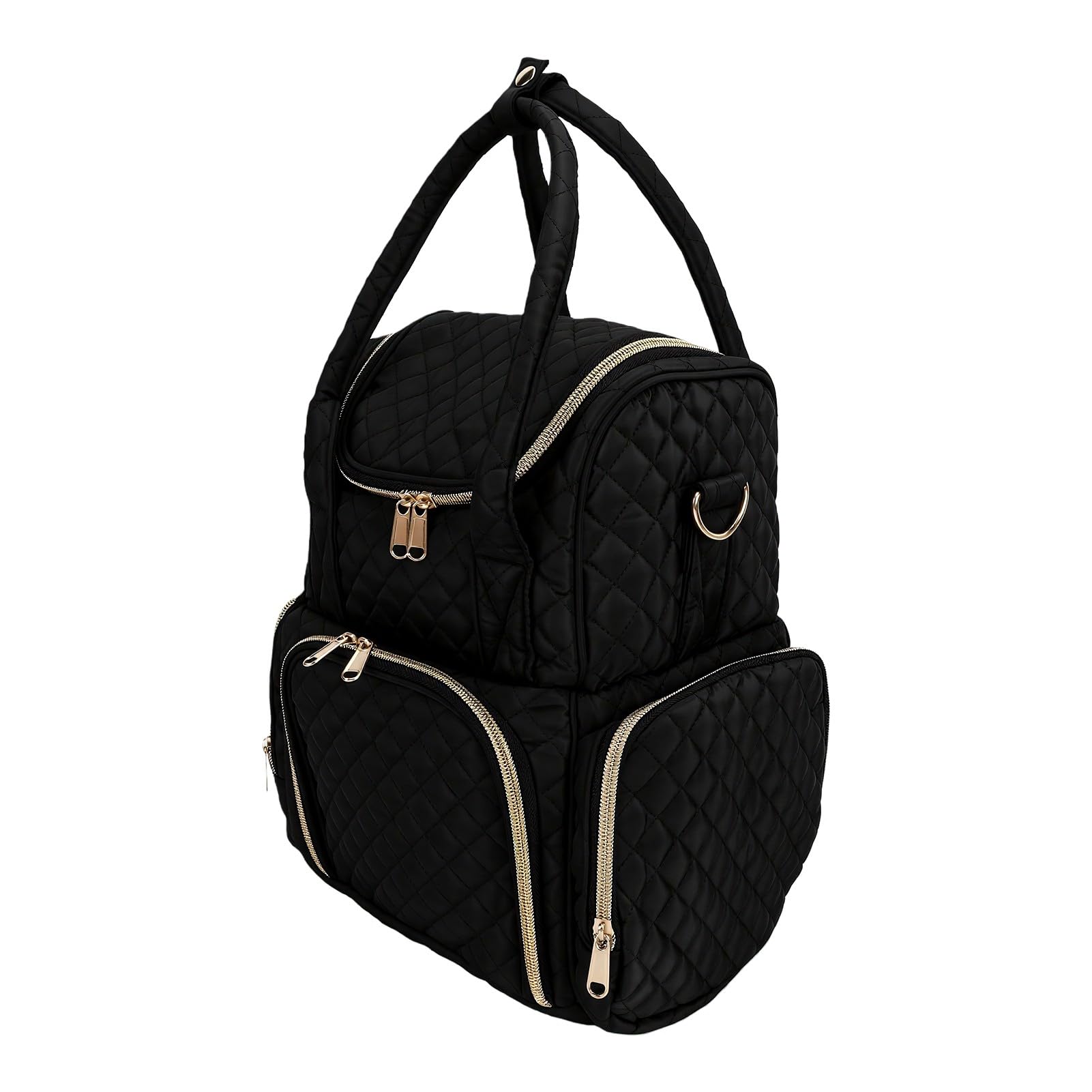 SIXRUN Nail Tech Reiseetui, Doppellagige Nylon Kosmetiktasche