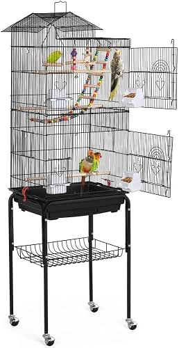 Yaheetech Bird Cage 64'' Medium Small Parrot Parakeet Bird Cages