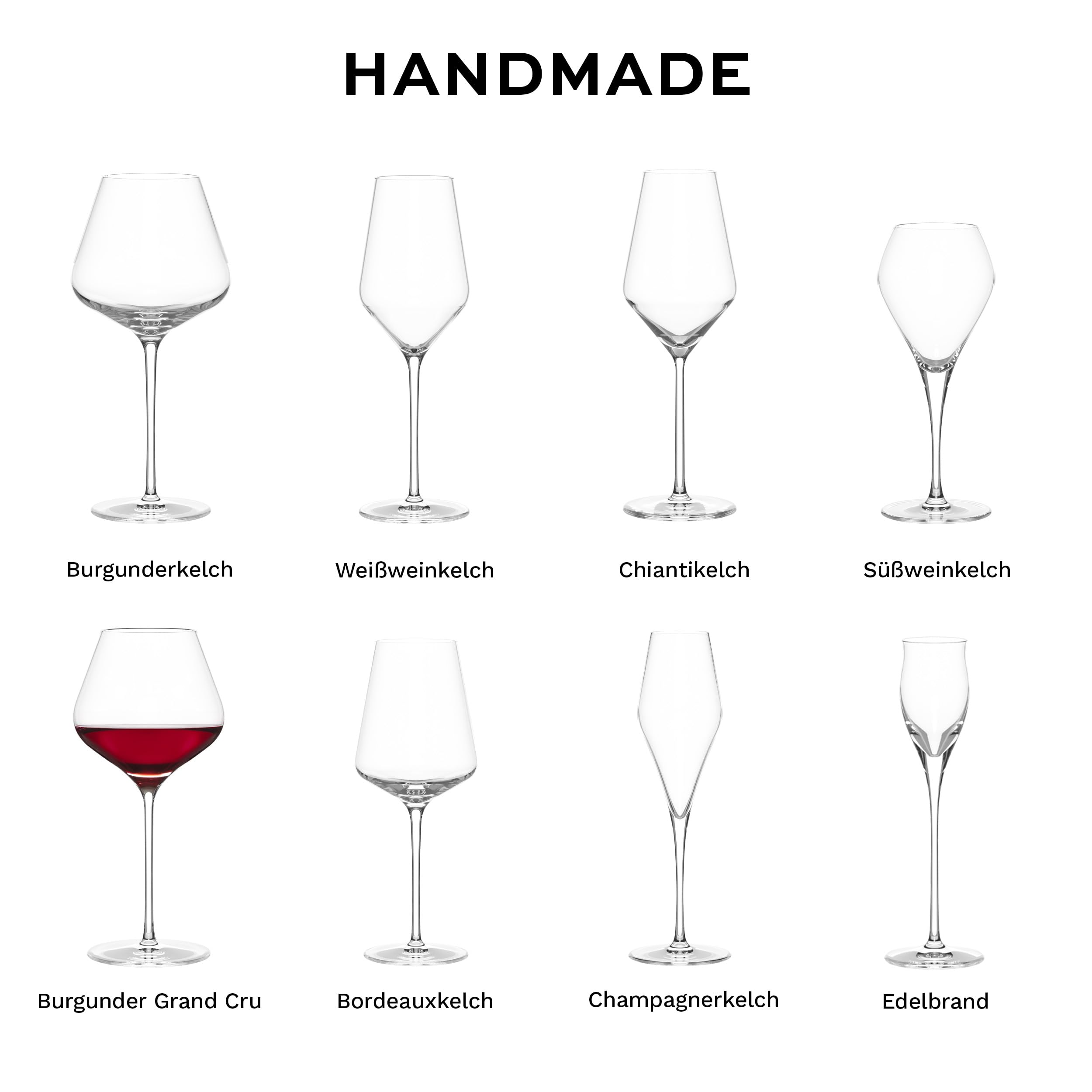 Stölzle Lausitz Q1 Grand Cru Burgundergläser Rotweingläser 870 ml, 6er-Set | Handgefertigte Grand-Cru-Burgundergläser für Burgunder, aus bleifreiem Kristallglas, stoßfest & spülmaschinengeeignet