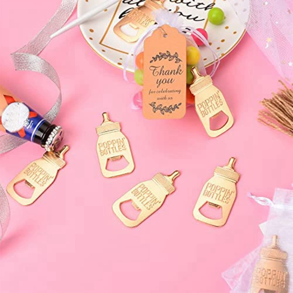 24 Stück Babyparty-Bevorzugungen für Gäste, Geschenke oder Andenken an die Rückkehr der mit Flaschenöffner für Geschenke (Flasche)