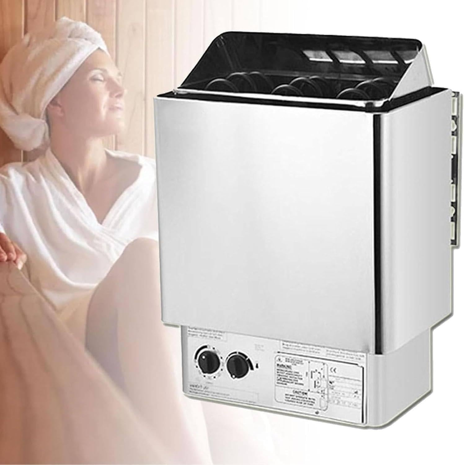 Estufa sauna seca eléctrica de 6.0KW para crear un spa de bienestar en casa