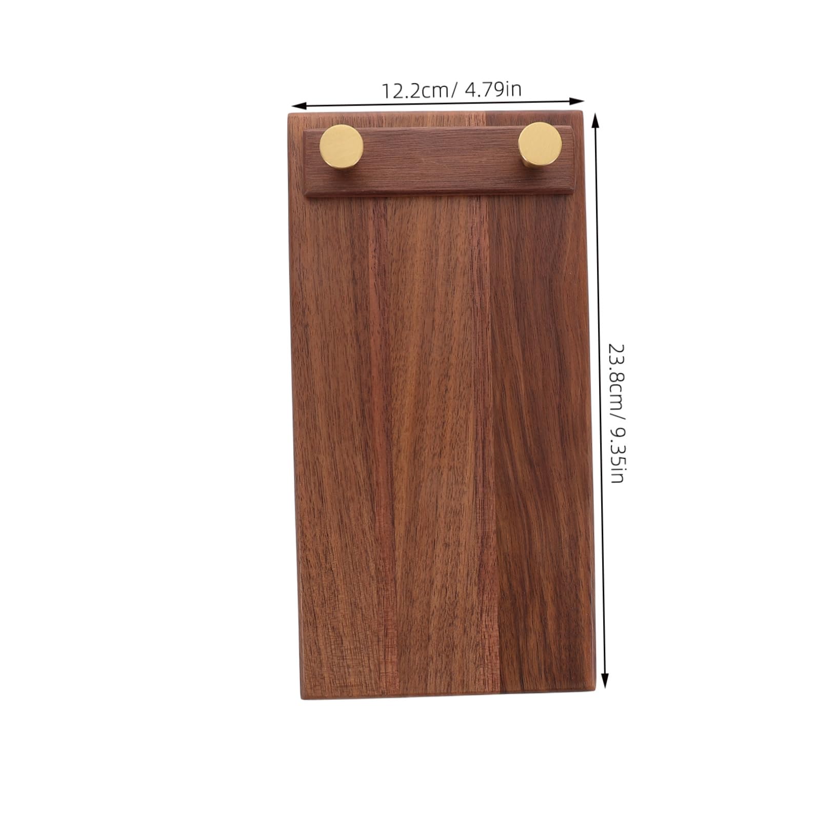 PRETYZOOM Rustic Wooden Menu Clipboard for Coffee Bar Decor Wedding Table Sign Decorative Chalkboard