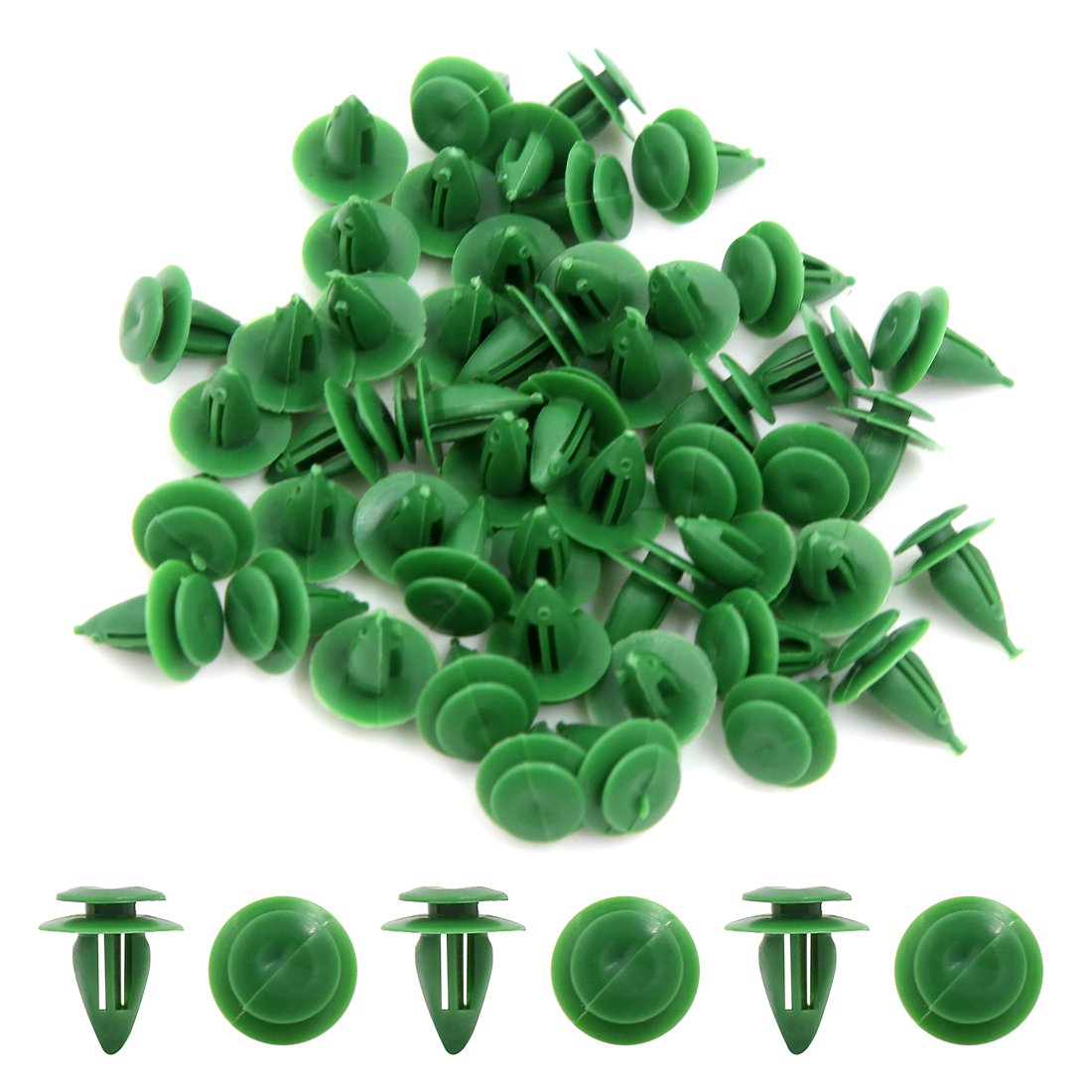 Amazon.com: uxcell 50Pcs Green Car Plastic Trim Door Panel