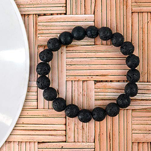 Image of Reiki Crystal Products Certified Natural Crystal Stone Round 10 mm Beads Bracelet for Men & Women | Reiki Charged Gemstone Jewellery Bracelet | Multiple Stone Variants Available