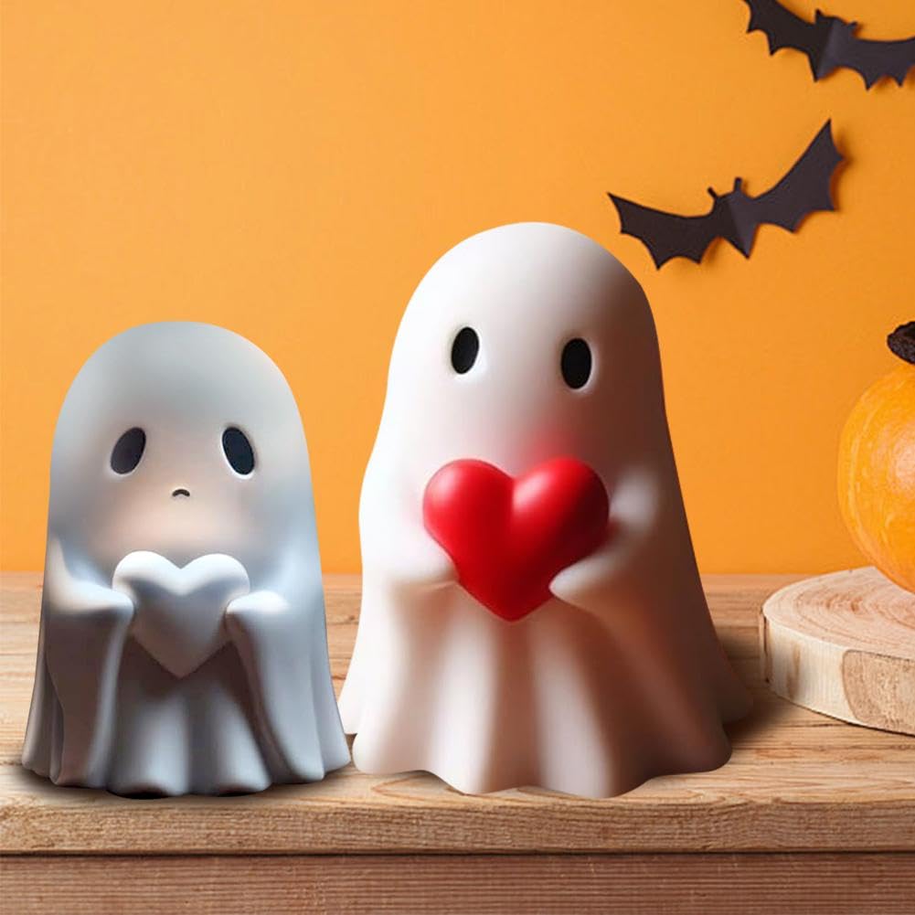 Statue Fantôme D'Halloween | Décoration Fantôme Mignonne