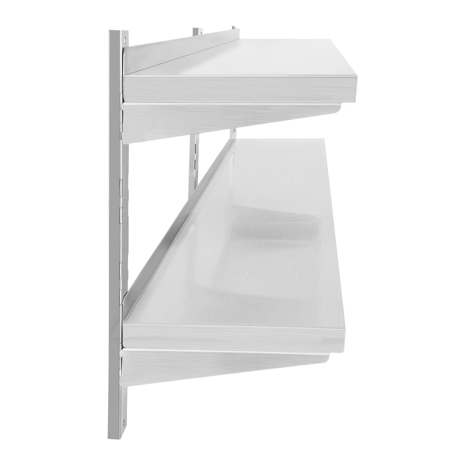 Royal Catering - RCWR-180.2 - Estante metálico para Cocina - 2 baldas - 180 cm