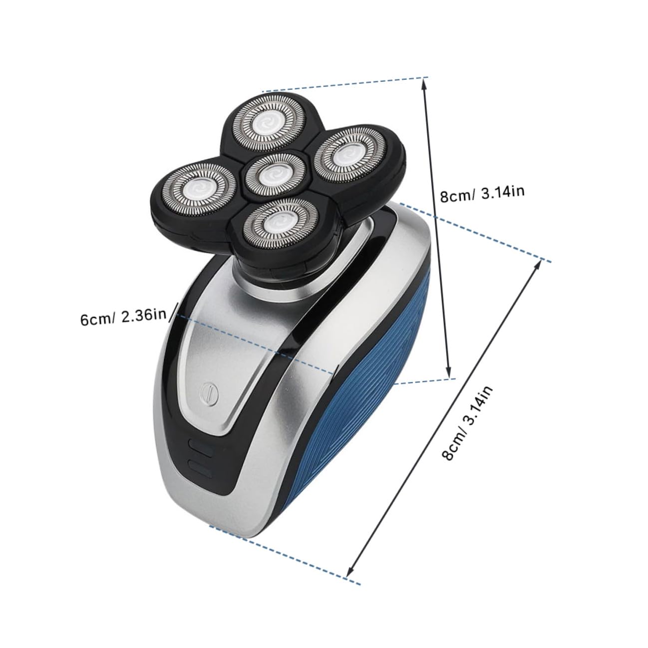 Artibetter Rasoio Elettrico USB Ricaricabile con 5 Testine Flottanti 4D e Lama Antiscivolo, Ipx6