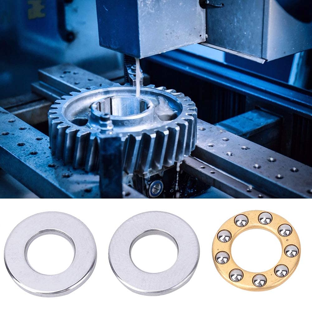 F6-12 m 6 x 12 x 4,5 mm, metalowe łożyska ciśnieniowe, 10 sztuk łożysk kulkowych miniaturowe wysokopresyjne łożyska kulkowe