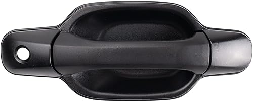 Miniatura 299 de TRQ Manija de la puerta exterior trasera izquierda del lado del conductor negra compatible con Honda Civic 2001-2005