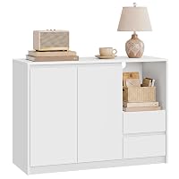VASAGLE Credenza, 3 Cassetti