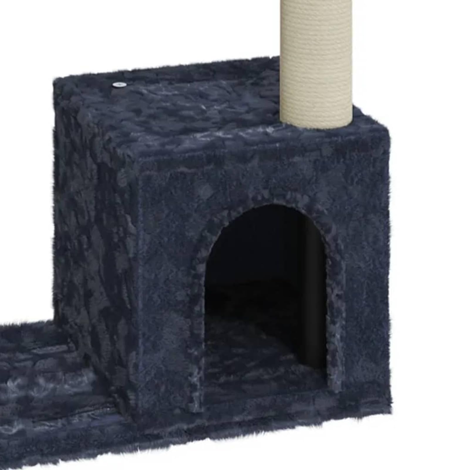 Homgoday Tiragraffi per gatti con tiragraffi in sisal, grigio scuro, 70 cm, torre tiragraffi a torre, casa per arrampicata per gatti multilivello, centro attività per gatti, animali e articoli per